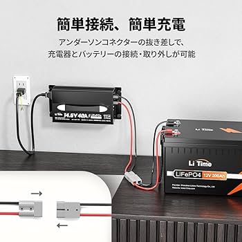リチウムイオンバッテリー12V、40A Amazon.co.jp: LiTime 14.6V40A リン酸鉄リチウムイオン